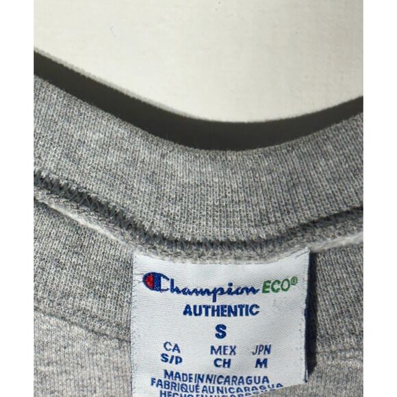 Champion Eco RIT Rochester Institute of Technology Sweatshirt Small Gray - Picture 3 of 4